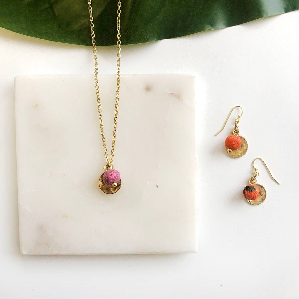 Kantha-Ohrringe „Camille“