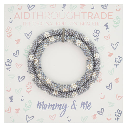 Handmade Mommy and Me Daisy Roll-On Bracelets by Aid Through Trade