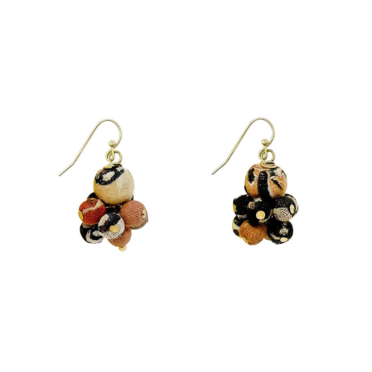 Pendientes colgantes Kantha Desertscape