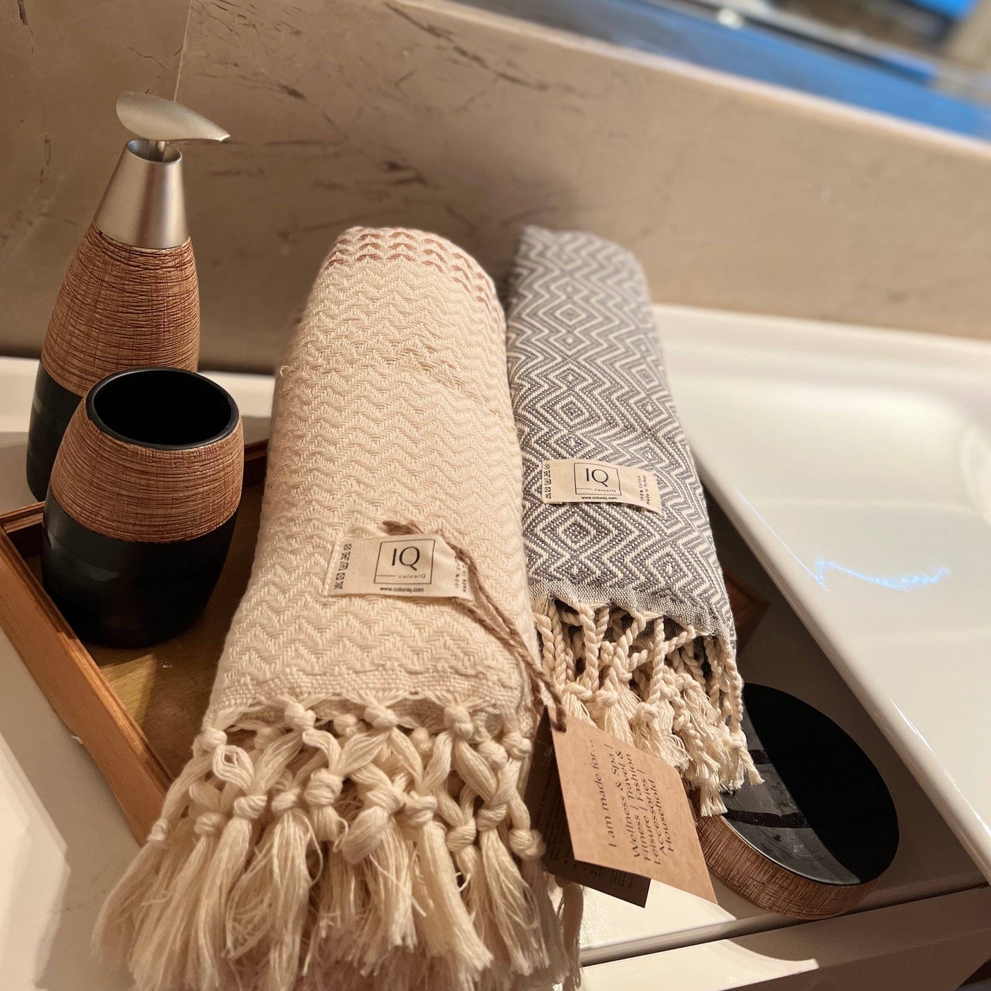 Hammam Towel | cotonIQ - Colombia - Beige