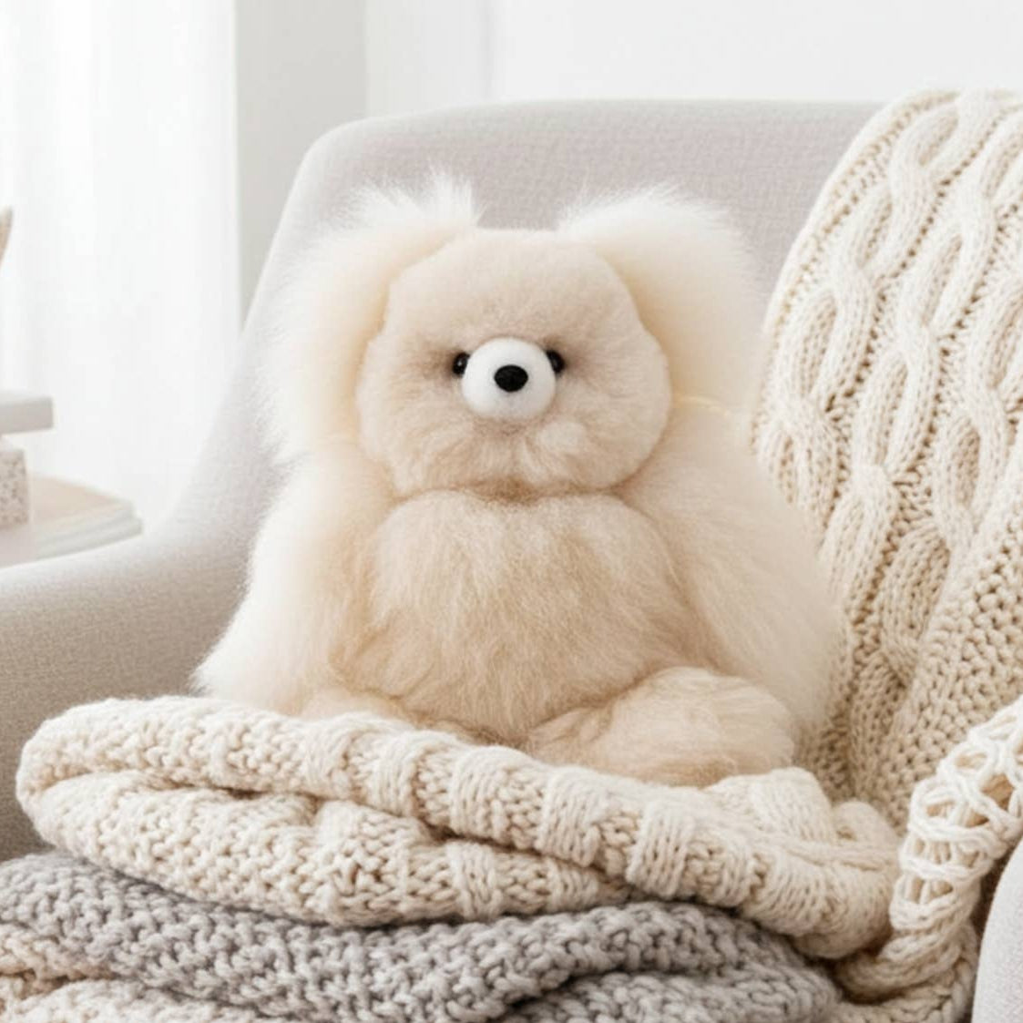 Peluche de alpaca | Shupaca - Oso mediano