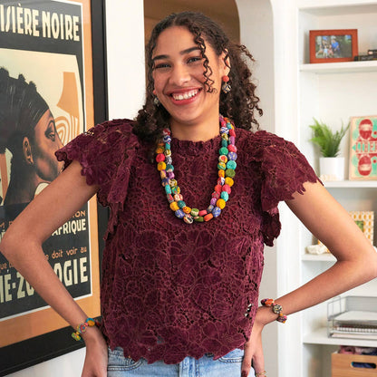 Kantha Betty pakabinami auskarai