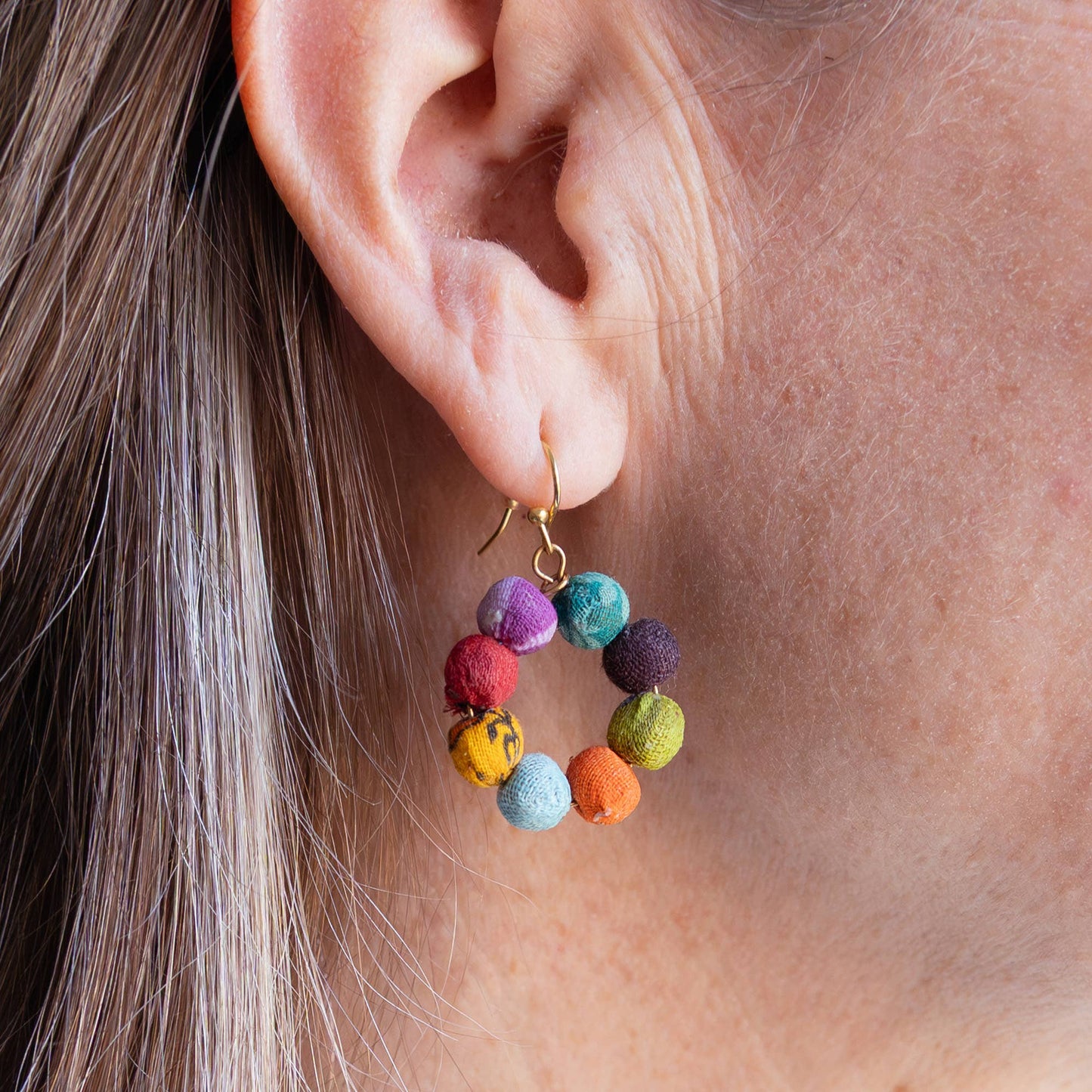 Aros mini clásicos Kantha