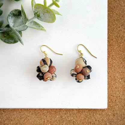 Handmade Kantha Desertscape Drop Earrings by WorldFinds