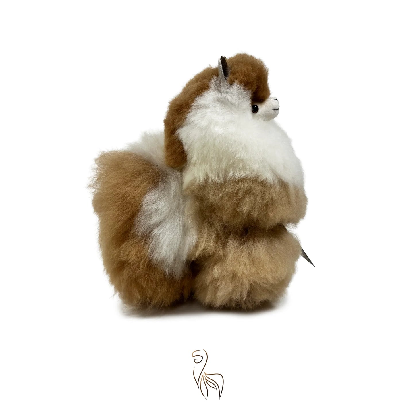 Peluche de alpaca | INKARI Edición Limitada - Calicó marrón claro