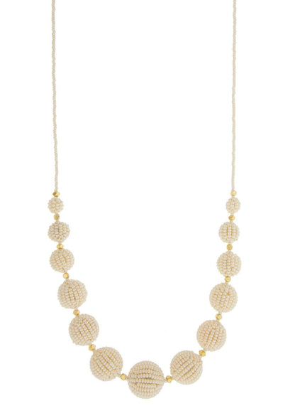 The Uptown Girl Necklace - Cream