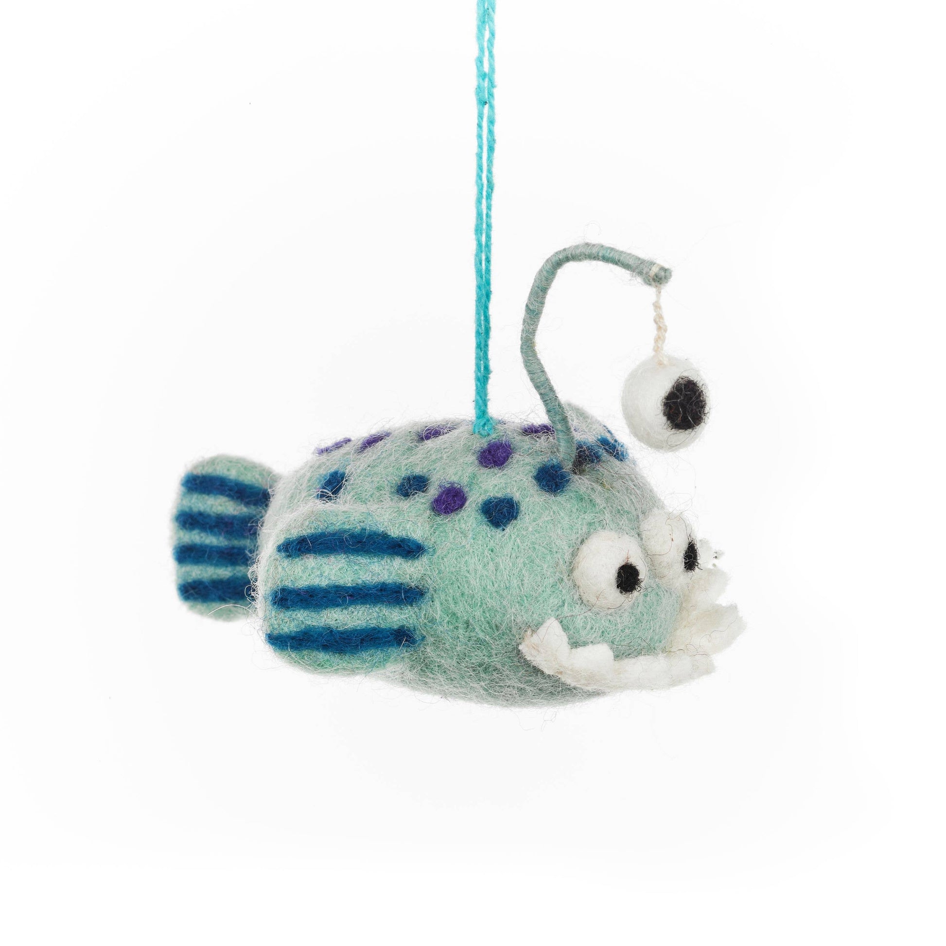 Handmade Felt Finnigan the Fish Hanging Decoration