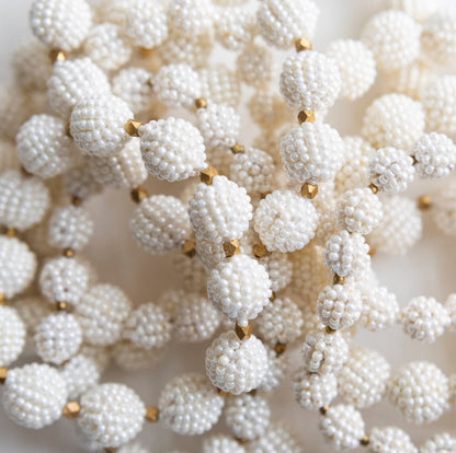 Luxe Globe Bracelet - Cream