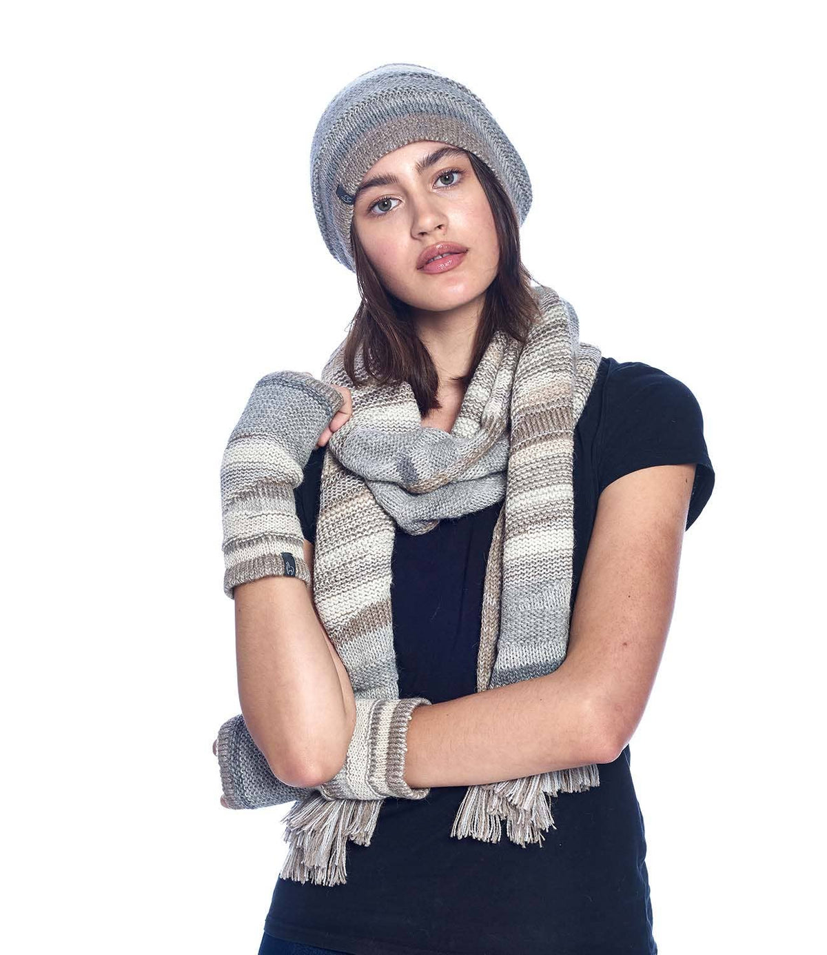Alpaka-Beanie - Colorado - Elfenbein-Shupaca-RAUHA Crafts