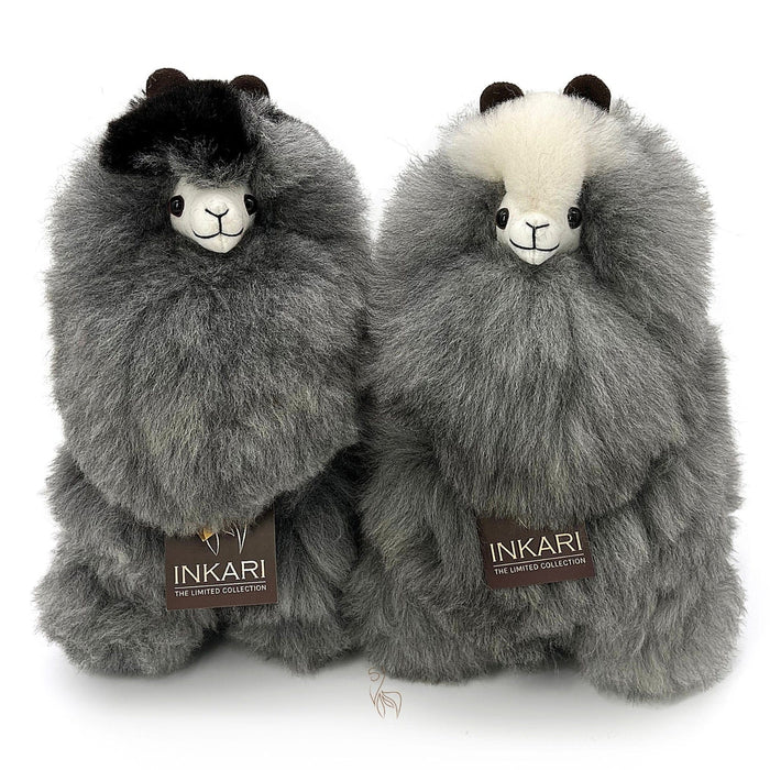 Alpaca Stuffed Animal - Medium (32 cm) | INKARI Limited Edition - Wolf-INKARI-RAUHA Crafts