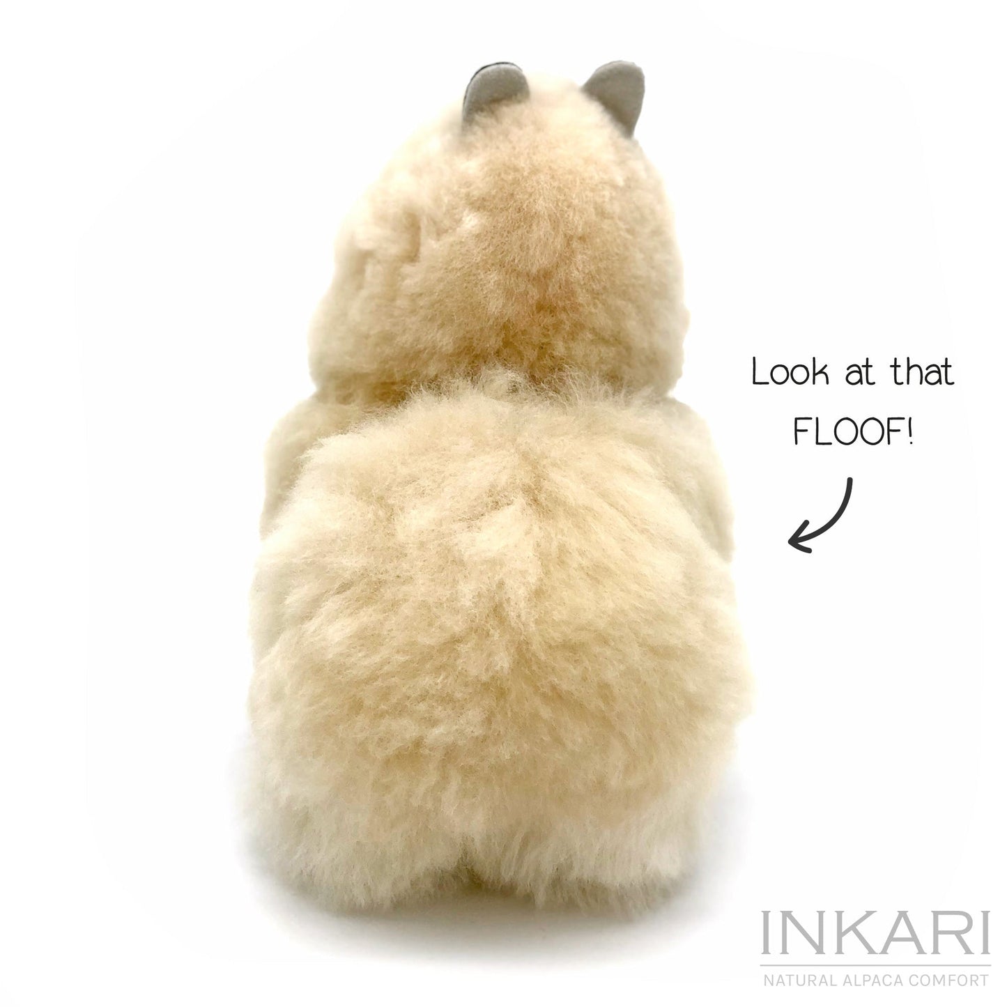 Alpaca Stuffed Animal - Small (23 cm) | INKARI Natural - Blond-INKARI-RAUHA Crafts