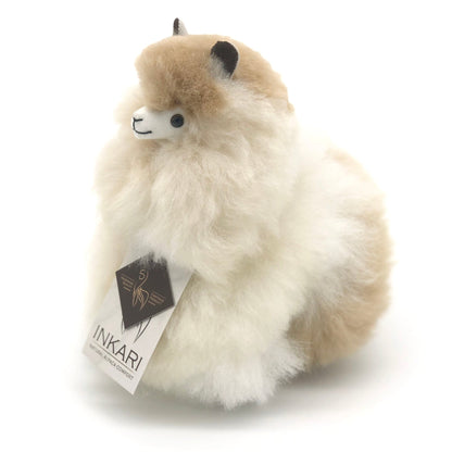 Alpaca Stuffed Animal - Small (23 cm) | INKARI Natural - Sahara-INKARI-RAUHA Crafts