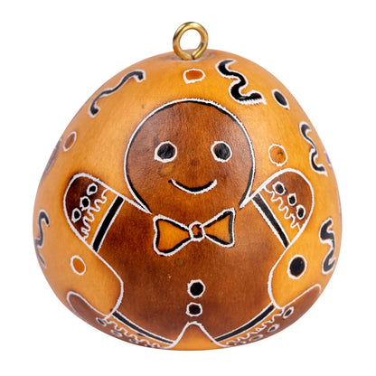 Mini Gourd Christmas Tree Decoration | Snowman, Gingerbread