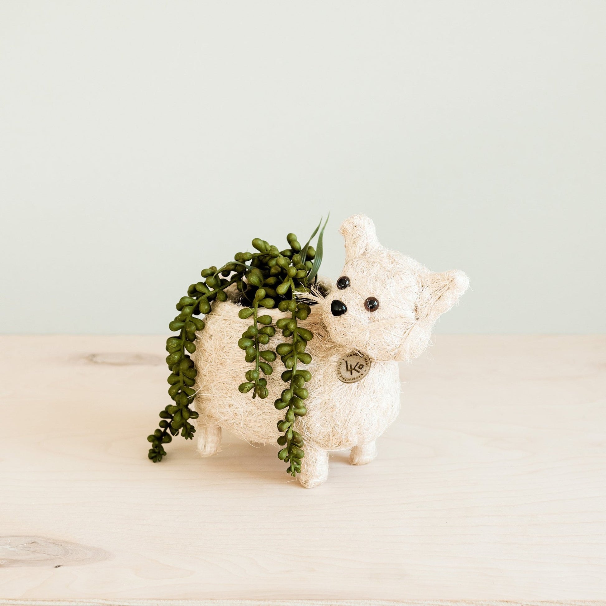 Coco Coir Animal Planter | Baby Cat-LIKHÂ-RAUHA Crafts