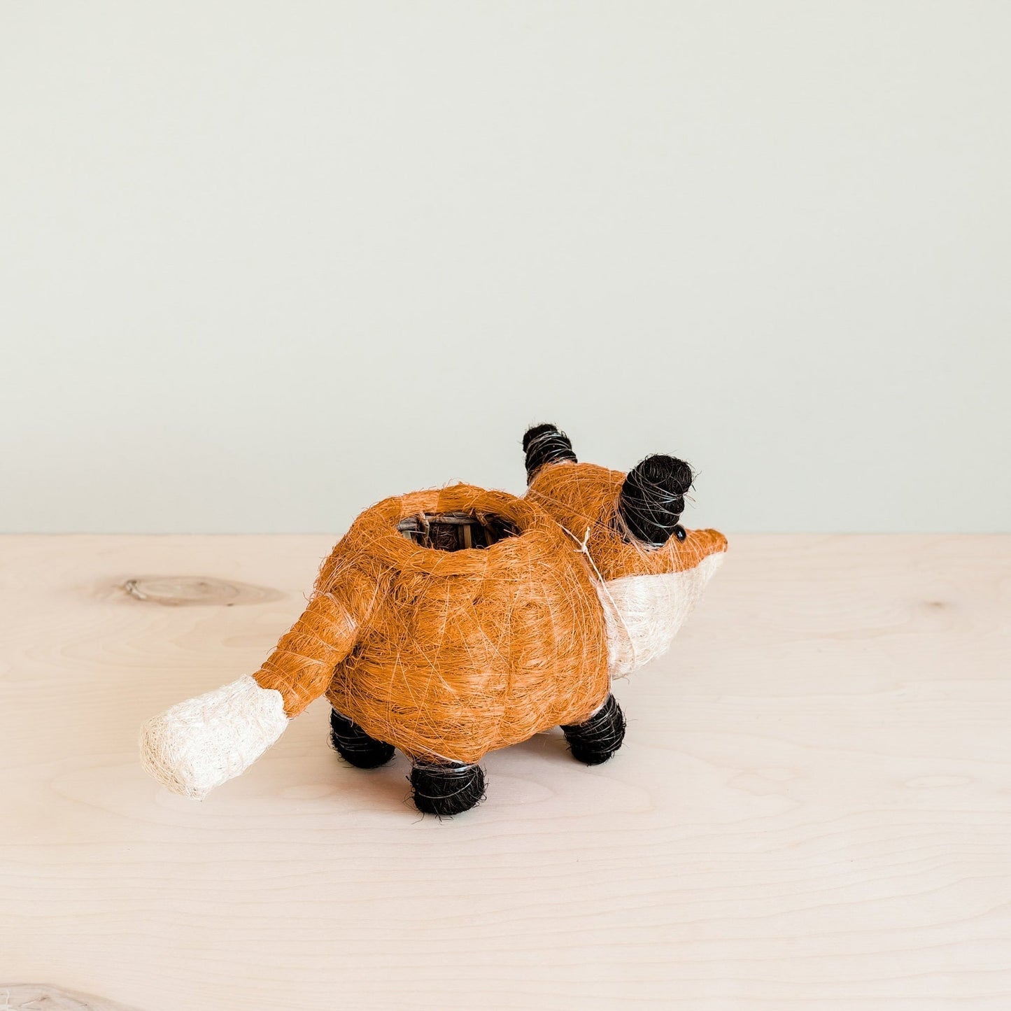 Coco Coir Animal Planter | Baby Fox-LIKHÂ-RAUHA Crafts