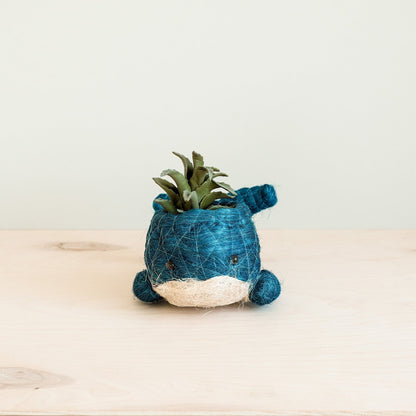 Coco Coir Animal Planter | Baby Whale-LIKHÂ-RAUHA Crafts