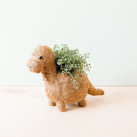 Coco Coir Animal Planter | Brontosaurus-LIKHÂ-RAUHA Crafts