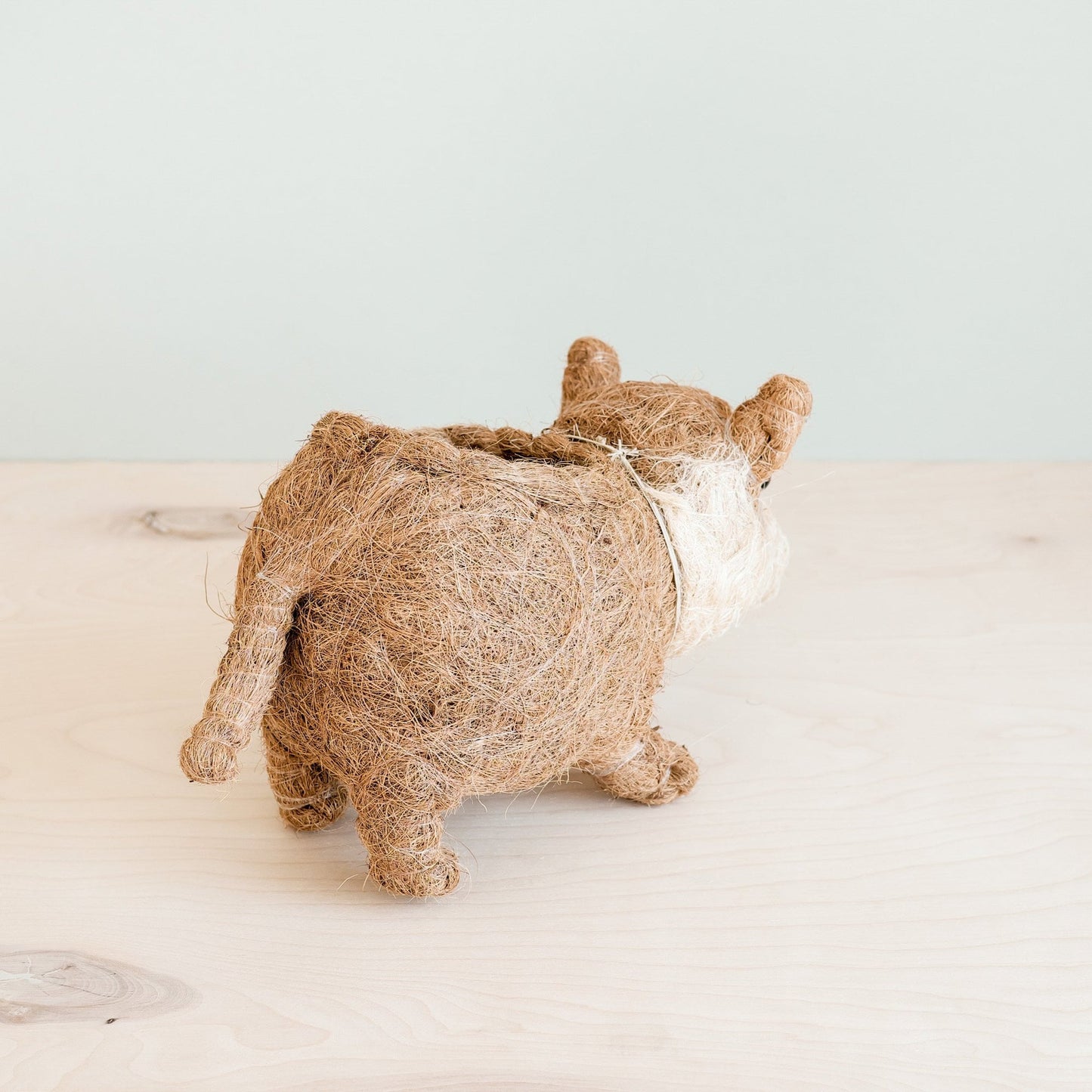 Coco Coir Animal Planter | Corgi-LIKHÂ-RAUHA Crafts