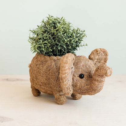 Coco Coir Animal Planter | Elephant-LIKHÂ-RAUHA Crafts