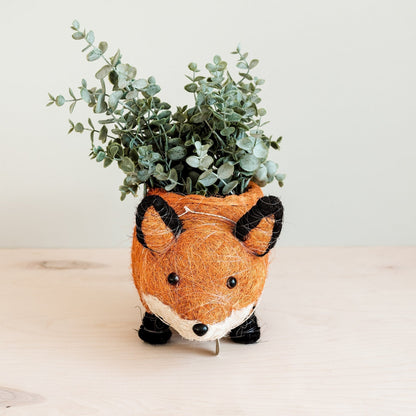 Coco Coir Animal Planter | Fox-LIKHÂ-RAUHA Crafts