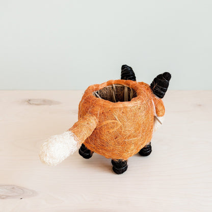 Coco Coir Animal Planter | Fox-LIKHÂ-RAUHA Crafts