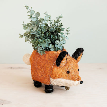 Coco Coir Animal Planter | Fox-LIKHÂ-RAUHA Crafts