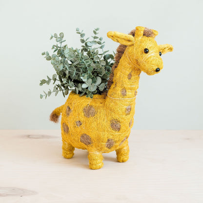 Coco Coir Animal Planter | Giraffe-LIKHÂ-RAUHA Crafts