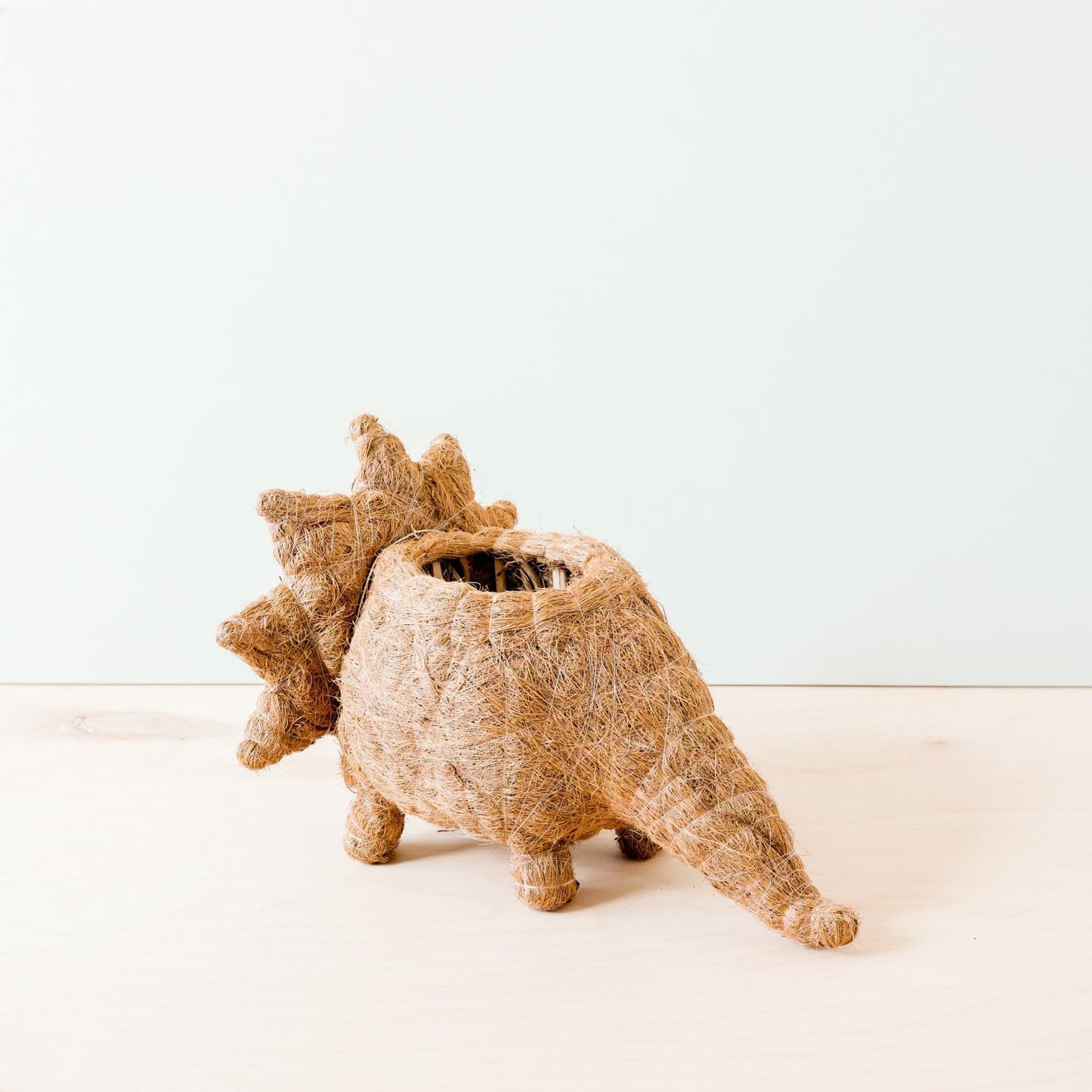 Coco Coir Animal Planter | Triceratops-LIKHÂ-RAUHA Crafts