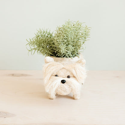 Coco Coir Animal Planter | Westie-LIKHÂ-RAUHA Crafts