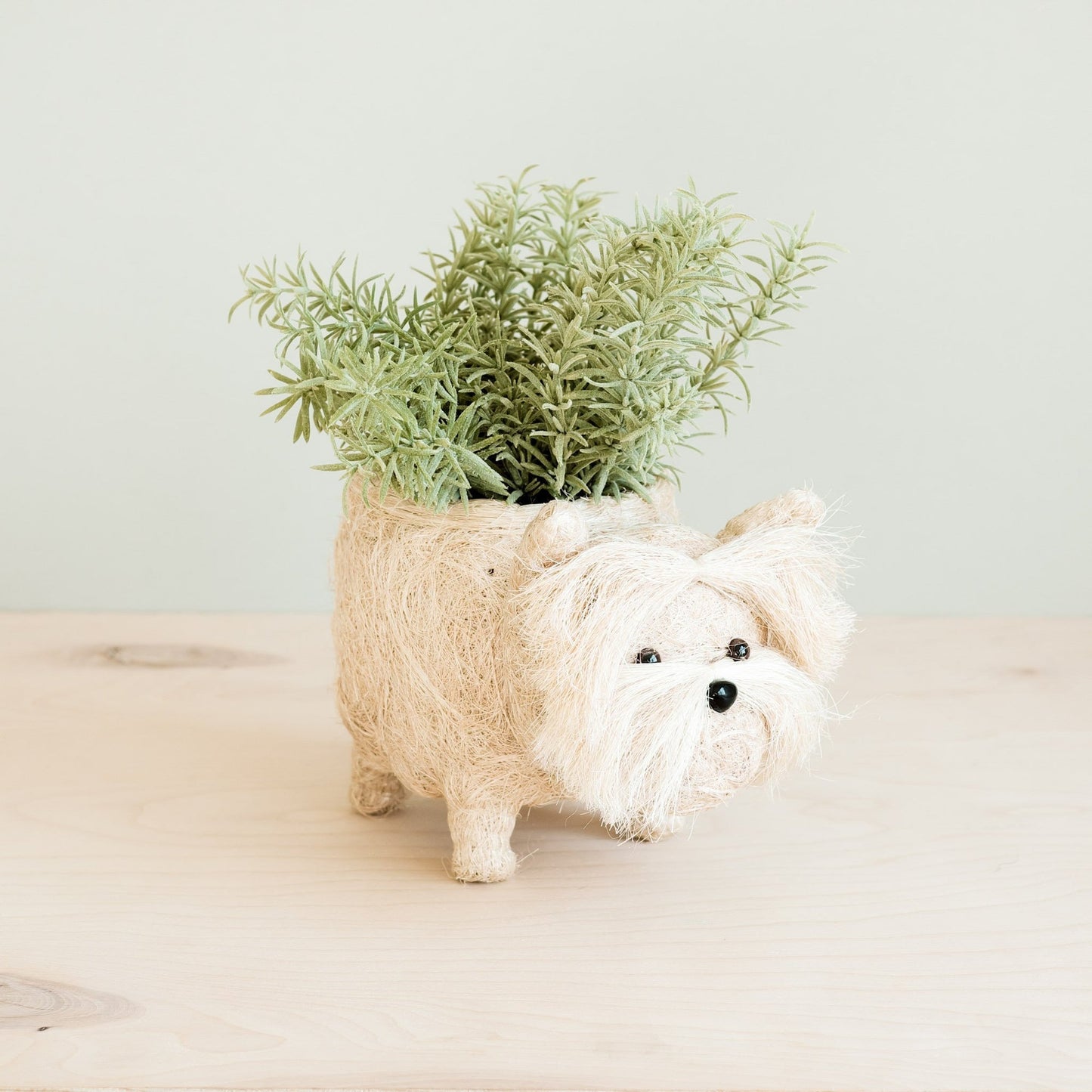 Coco Coir Animal Planter | Westie-LIKHÂ-RAUHA Crafts