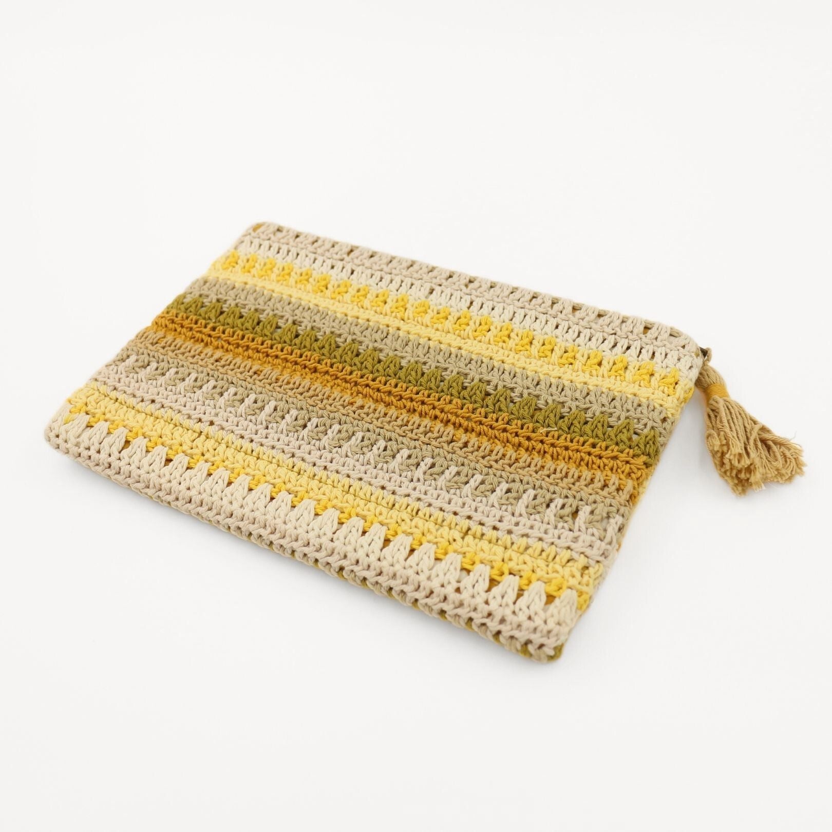 Crochet Clutch Bag | Warm: Turmeric-Balizen-RAUHA Crafts