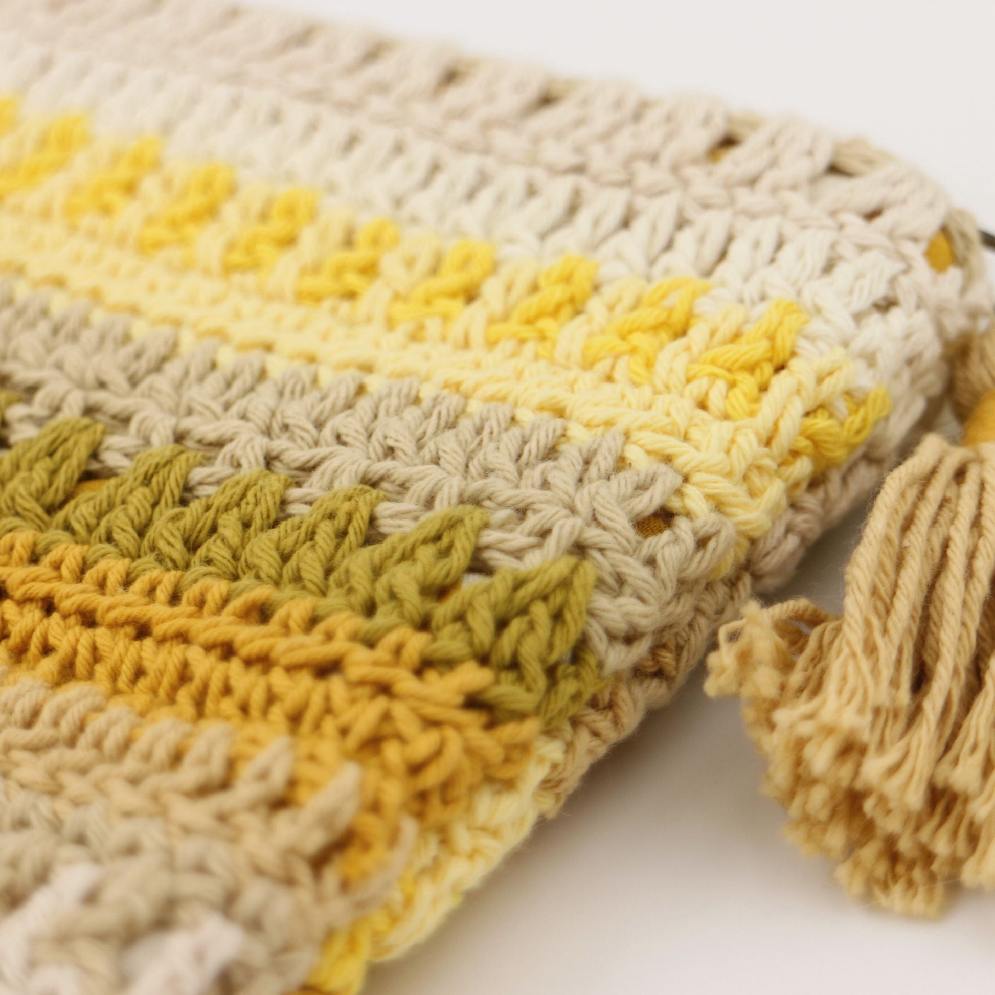 Crochet Clutch Bag | Warm: Turmeric-Balizen-RAUHA Crafts