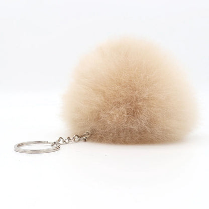 Alpaca Fluffball Keychain | INKARI