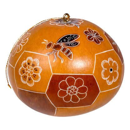 Gourd Ornament | Bee Doodle-Lucuma Designs-RAUHA Crafts