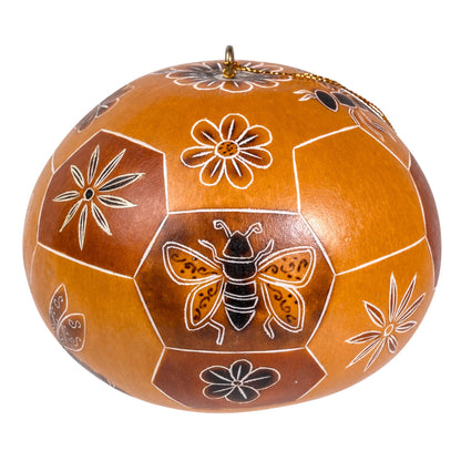 Gourd Ornament | Bee Doodle-Lucuma Designs-RAUHA Crafts