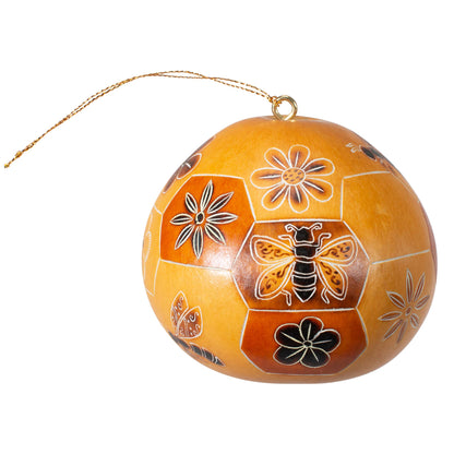 Gourd Ornament | Bee Doodle-Lucuma Designs-RAUHA Crafts