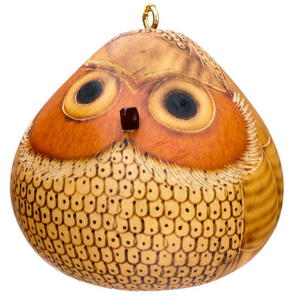 Gourd Ornament | Blond Owl-Lucuma Designs-RAUHA Crafts