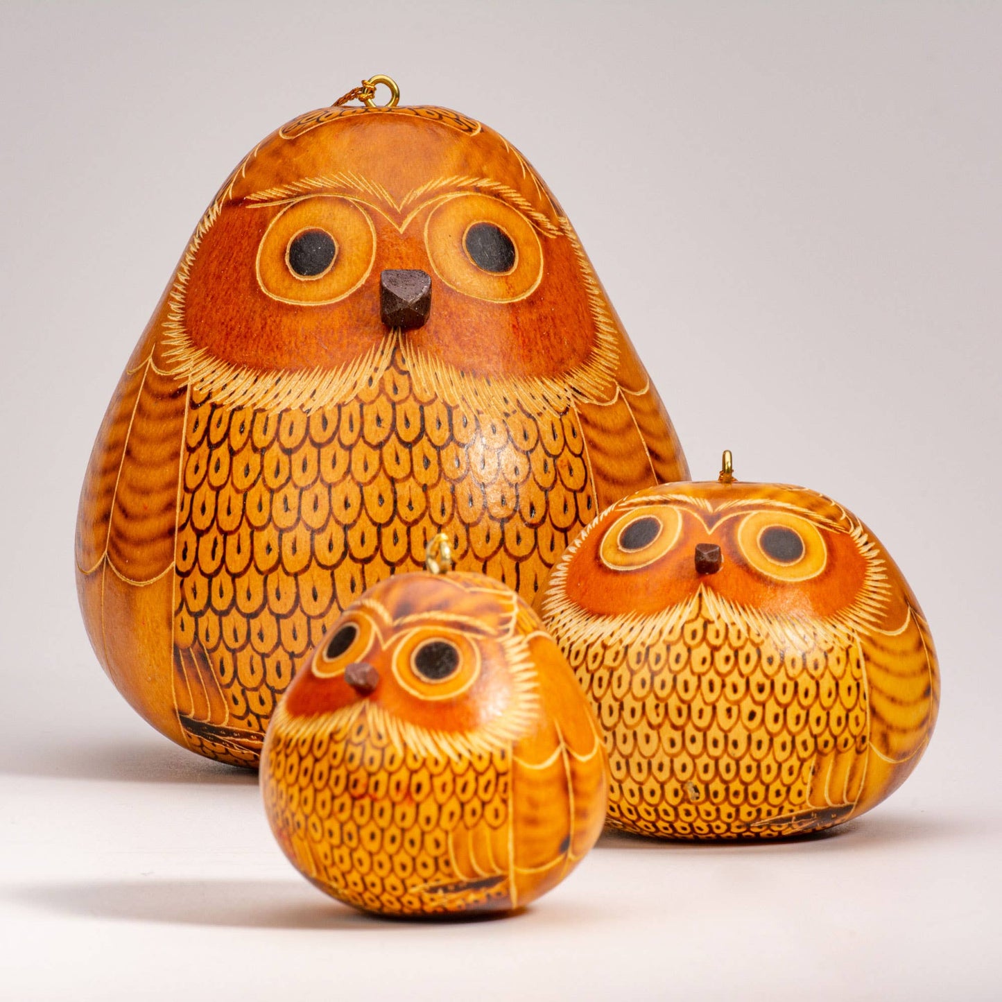 Gourd Ornament | Blond Owl-Lucuma Designs-RAUHA Crafts