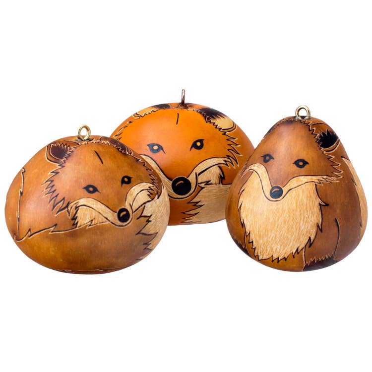 Gourd Ornament | Fox-Lucuma Designs-RAUHA Crafts