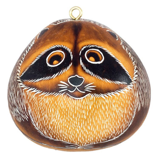 Gourd Ornament | Raccoon-Lucuma Designs-RAUHA Crafts