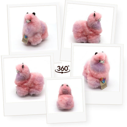 Peluche in lana di alpaca | INKARI Rainbow - Lotus