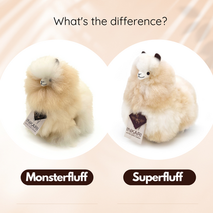Alpaca Stuffed Animal | INKARI Monsterfluff - Sahara