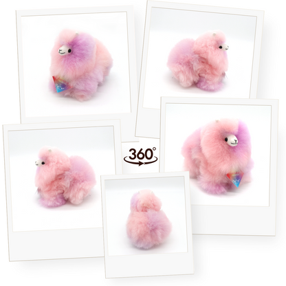Peluche in lana di alpaca | INKARI Rainbow - Lotus