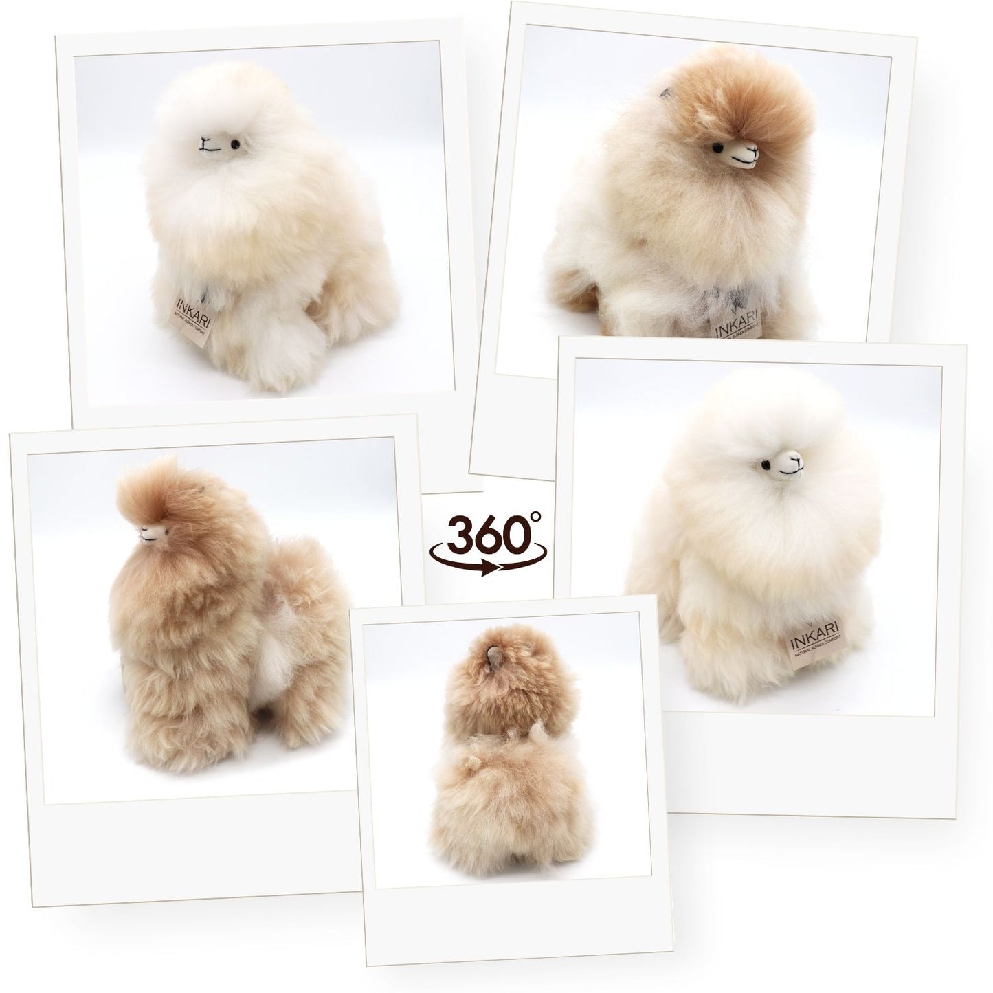 Alpaca Stuffed Animal | INKARI Monsterfluff - Sahara