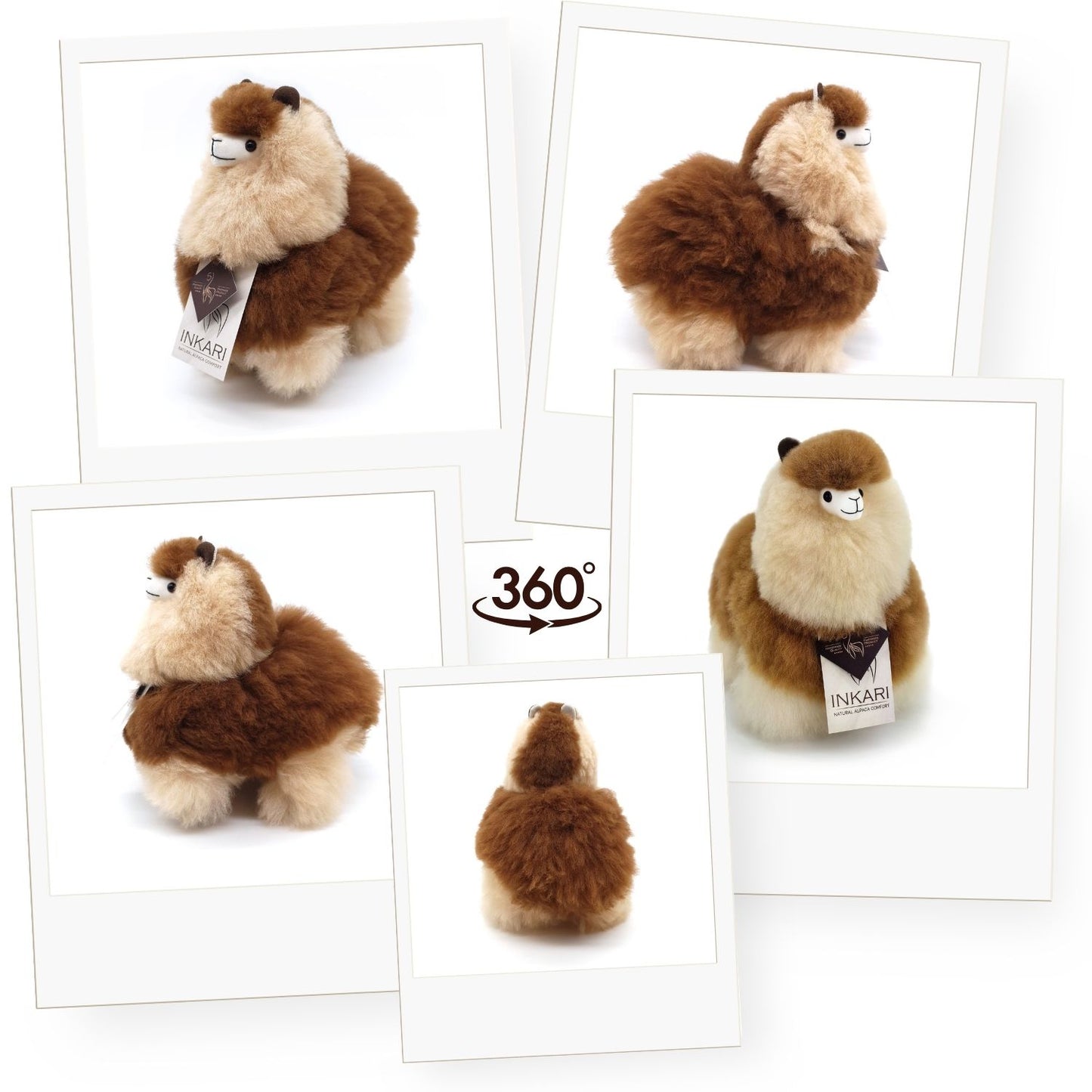 Peluche Alpaga | INKARI Naturel - Moccachino