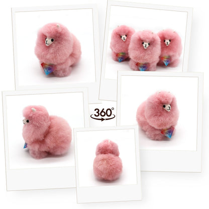 Alpaca Krammedyr | INKARI Regnbue - Candyfloss