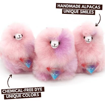 Peluche in lana di alpaca | INKARI Rainbow - Lotus