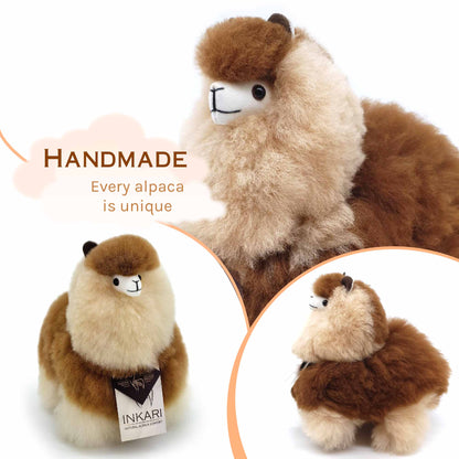 Peluche Alpaga | INKARI Naturel - Moccachino