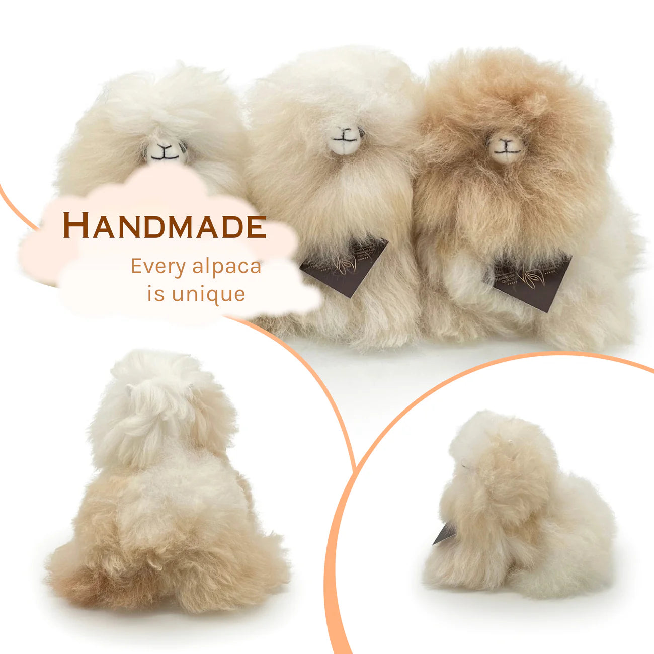 Alpaca Stuffed Animal | INKARI Monsterfluff - Sahara