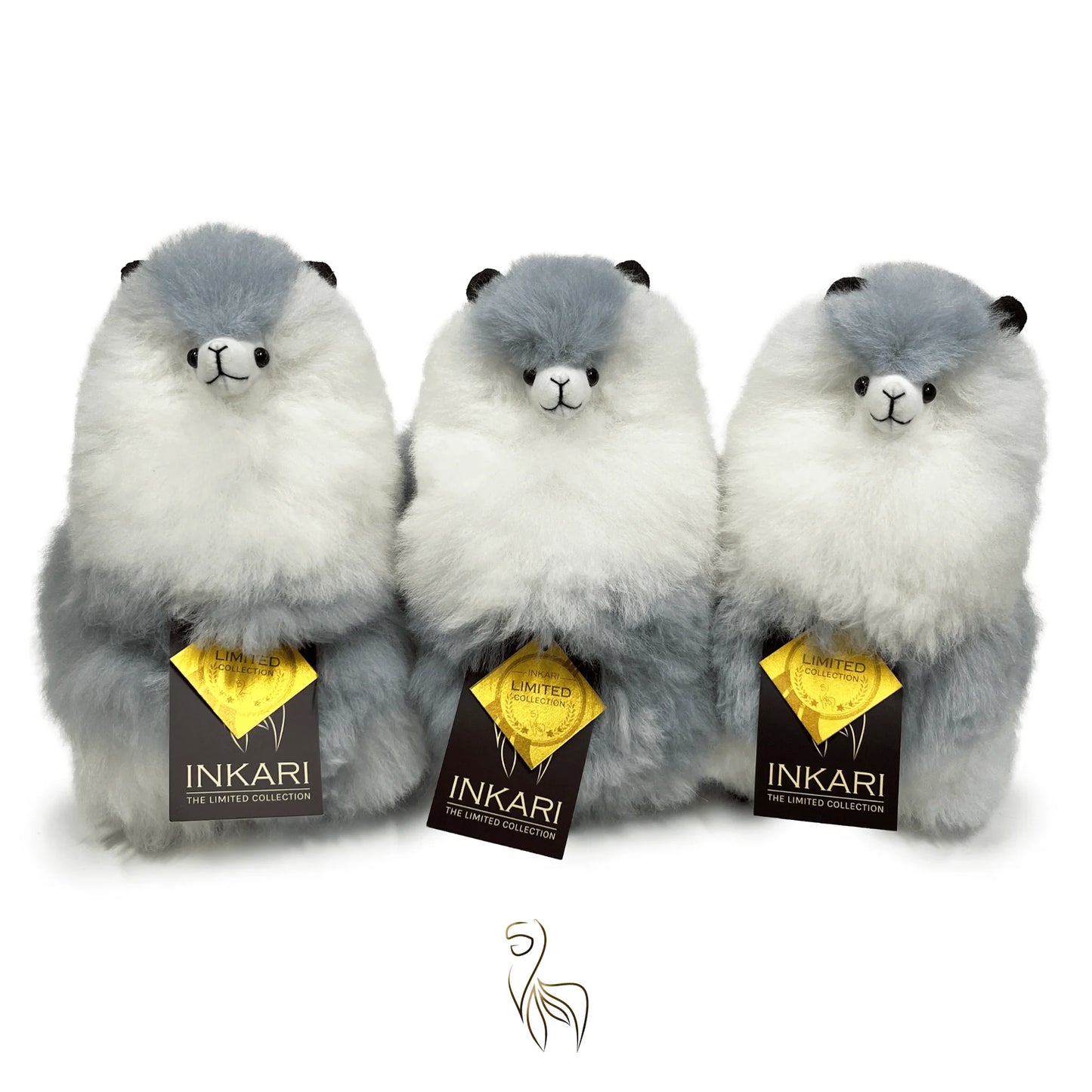 Moonlight INKARI Limited Edition alpaca stuffed animal — handmade alpaca wool plush from Peru, hypoallergenic and cruelty-free